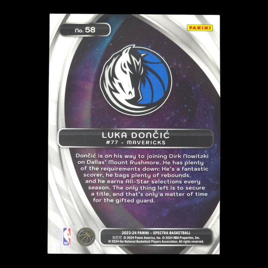 2023-24 LUKA DONCIC Titan Insert Spectra Mavericks #58