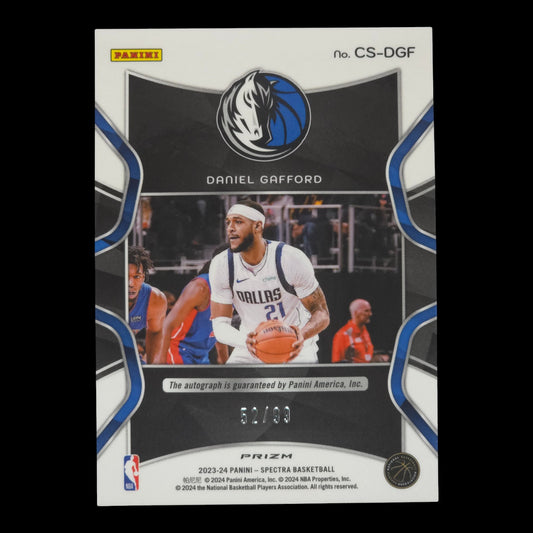 2023-24 DANIEL GAFFORD Catalysts Auto 52/99 Spectra Mavericks CS-DGF
