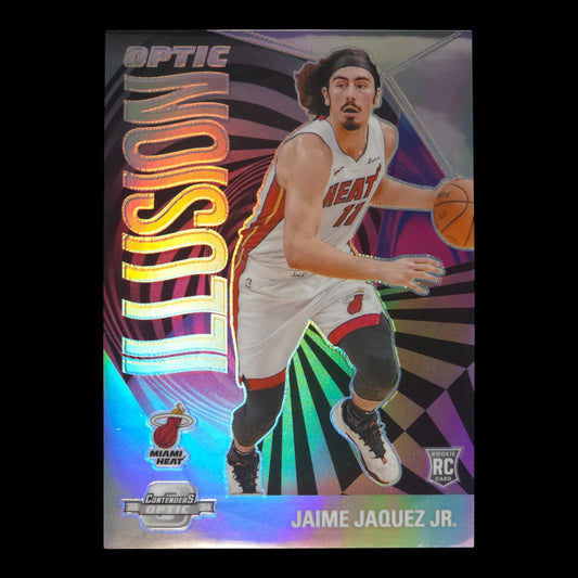 2023-24 JAIME JAQUEZ JR. Optic Illusions Holo Contenders Heat #24