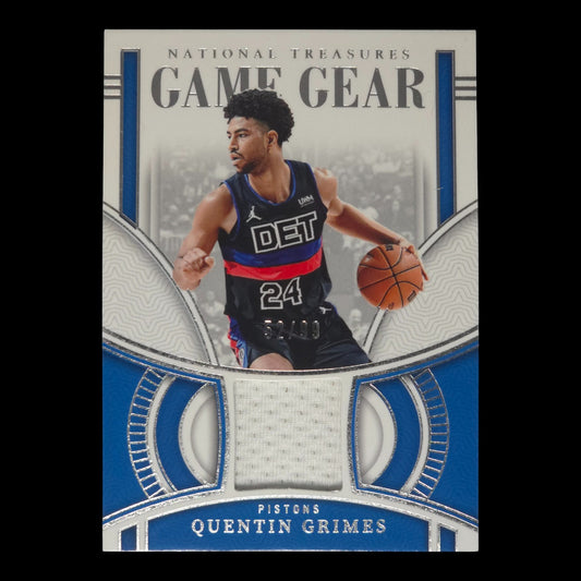 2023-24 QUENTINE GRIMES Game Gear 52/99 National Treasures GG-GRI