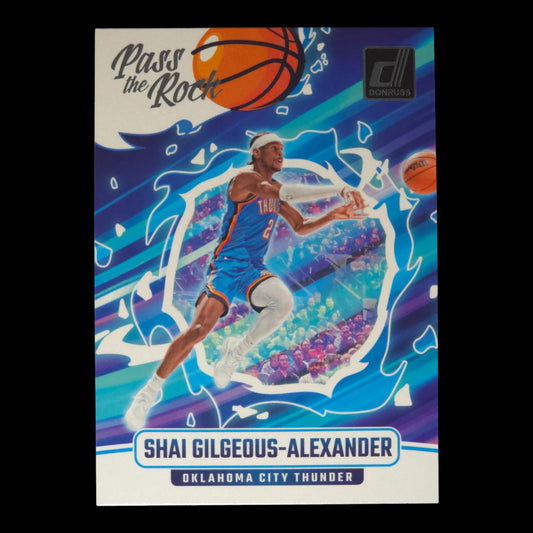 2024-25 SHAI GILGEOUS-ALEXANDER Pass The Rock Donruss #7