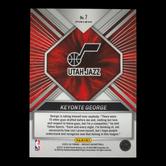 2023-24 KEYONTE GEORGE Overdrive SP Mosaic Jazz #7