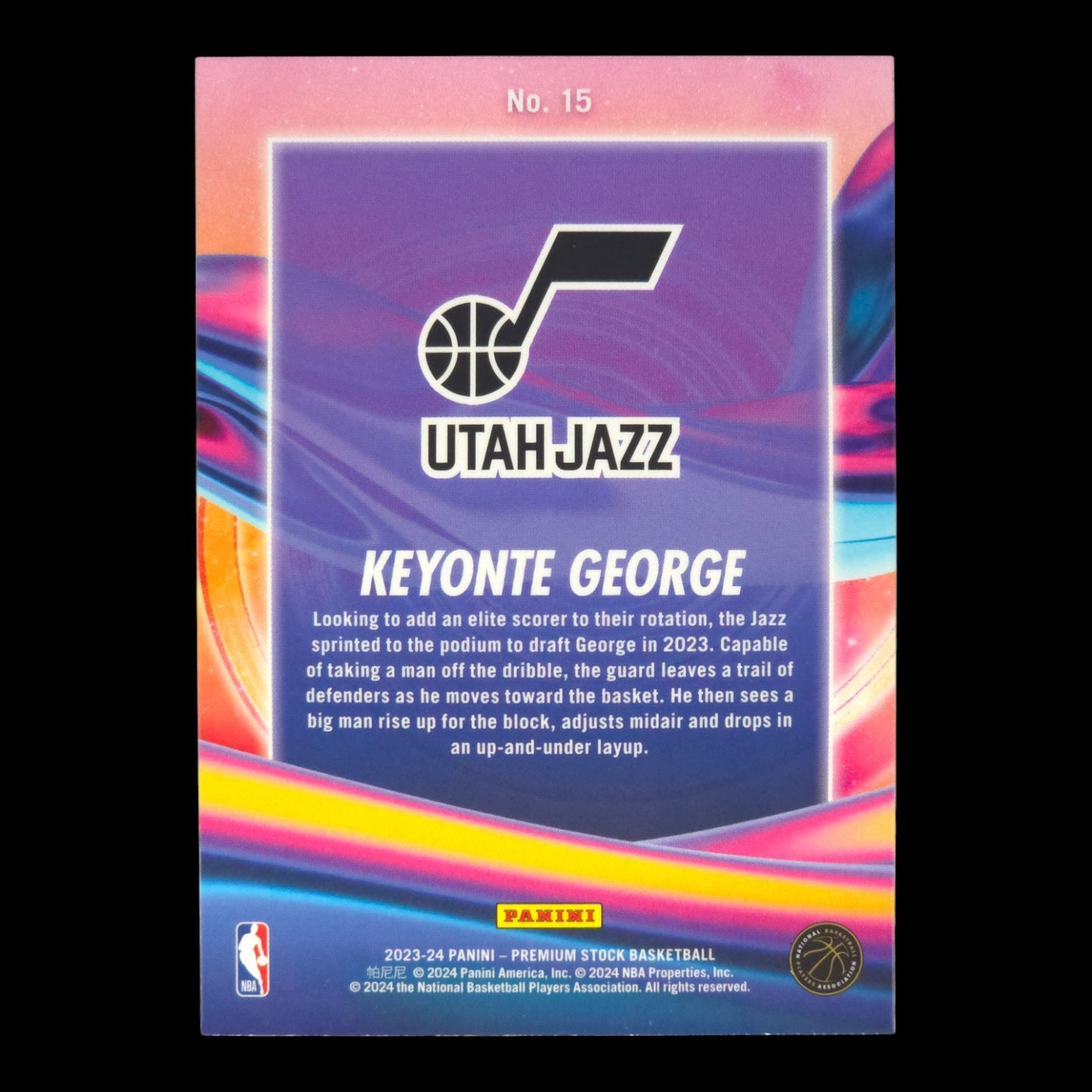 2023-24 KEYONTE GEORGE - Anti Gravity Hoops Premium Jazz #15