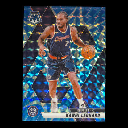 2024-25 KAWHI LEONARD Blue Reactive Mosaic Clippers #7