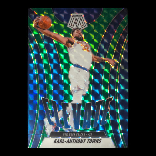 2024-25 KARL-ANTHONY TOWNS Green Mosaic Elevate Knicks #22