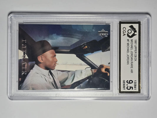 1994 MICHAEL JORDAN Rare Air Insert CGA 9.5 Upper Deck Bulls
