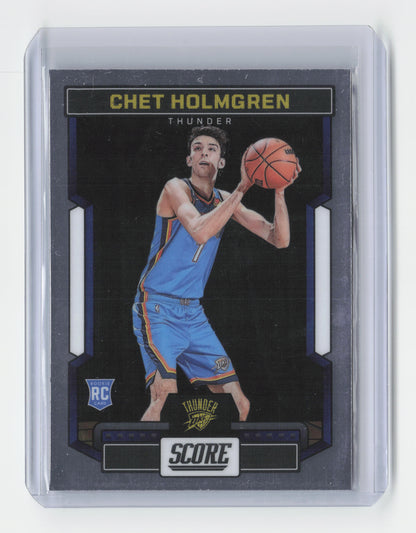2022-23 - CHET HOLMGREN - Score Rookie Base Insert - Chronicles - OKC #539