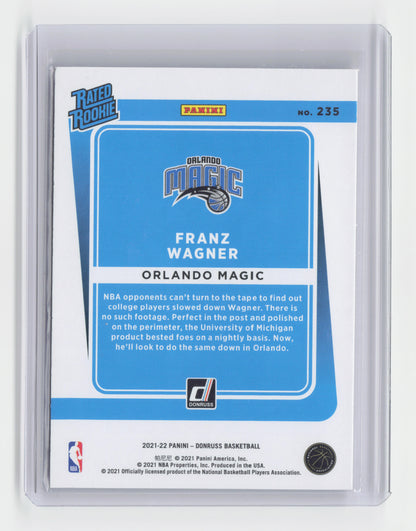 2021-22 FRANZ WAGNER - Rated Rookie - Donruss - Magic #235