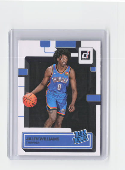 2022-23 - JALEN WILLIAMS - Rated Rookie - Donruss - OKC - #212