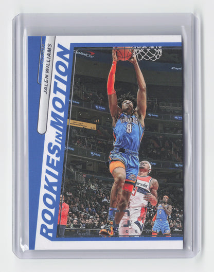 2022-23 - JALEN WILLIAMS - Rookie in Motion - Photogenetic - OKC - #9
