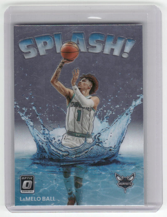 2022-23 LAMELO BALL Splash Insert Optic Hornets #1