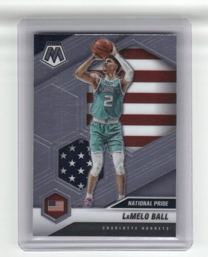 2020-21 LAMELO BALL Rookie National Pride Mosaic Hornets #257