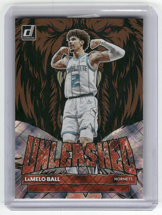 2022-23 LAMELO BALL Unleashed Diamond Hornets Donruss #9