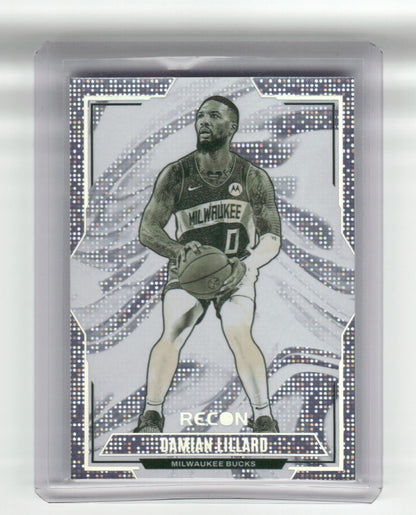 2023-24 DAMIAN LILLARD Contours Case Hit SSP Recon Bucks #13