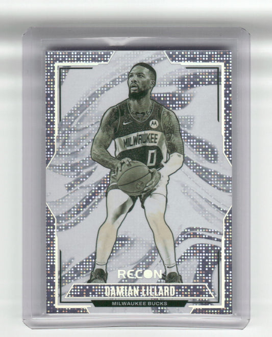 2023-24 DAMIAN LILLARD Contours Case Hit SSP Recon Bucks #13