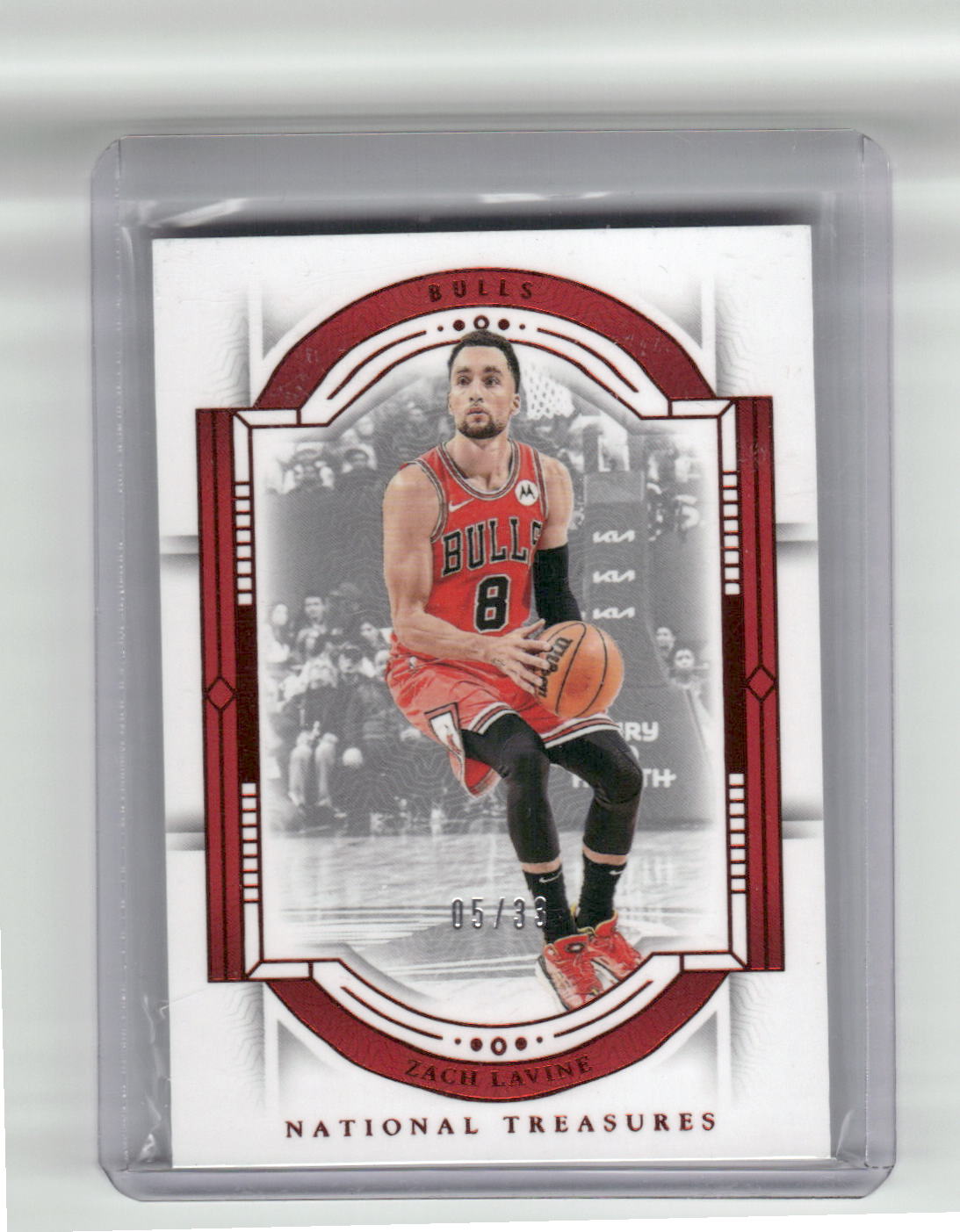 2023-24 ZACH LAVINE 05/33 National Treasures Bulls #53