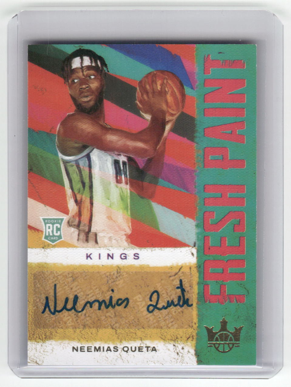 2021-22 NEEMIAS QUETA Fresh Paint Auto 99/149 Kings FP-NQT