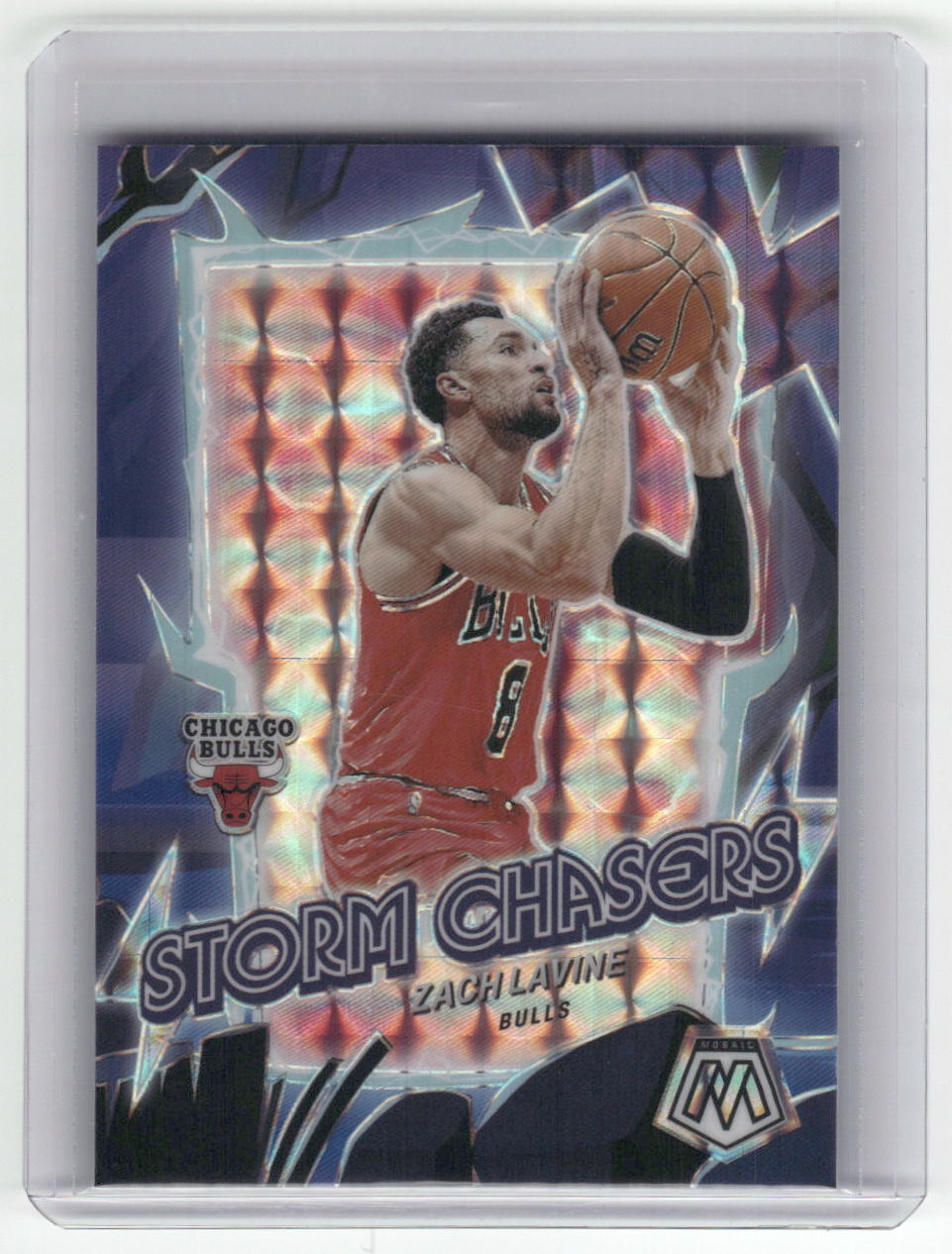 2023-24 ZACH LAVINE Storm Chasers Prizm SP Mosaic Bulls #2