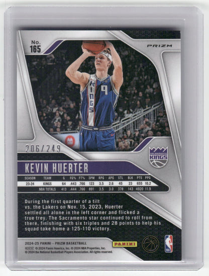 2024-25 KEVIN HUERTER Skewed Prizm 206/249 Prizm Kings #165