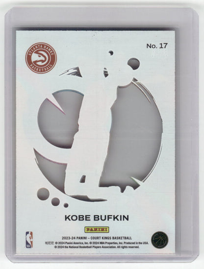 2023-24 KOBE BUFFKIN Rookie Acetate Court Kings Hawks #17