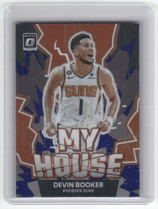 2022-23 DEVIN BOOKER My House Purple Optic Suns #14