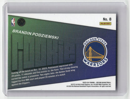 2022-23 BRANDIN PODZIEMSKI Rookie Recon Warriors #8