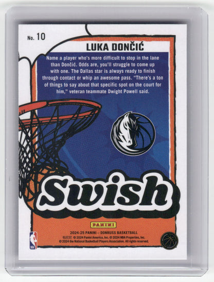 2024-25 Luka Doncic Swish Insert Donruss Mavericks #10