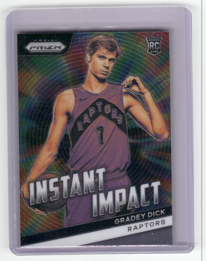 2023-24 GRADEY DICK Instant Impact Prizm Raptors #20