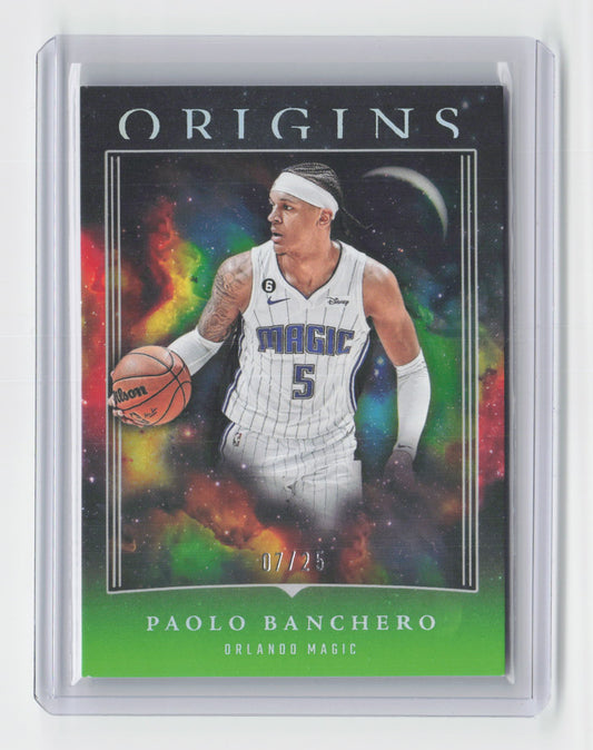 2023-24 PAOLO BANCHERO Neon Green 07/25 Origins Magic