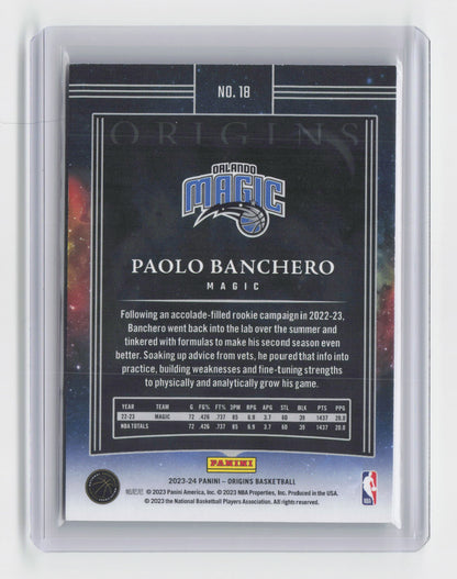 2023-24 PAOLO BANCHERO Neon Green 07/25 Origins Magic