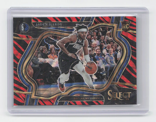 2022-23 JADEN HARDY RC Tiger Prizm Courtside SSP Select Mavericks