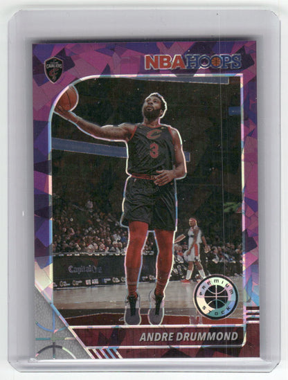 2019-20 ANDRE DRUMMOND Purple Cracked Ice 25/25 Hoops Cavs #54