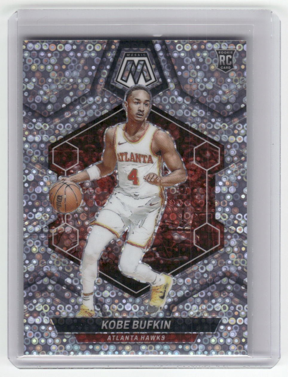 2023-24 KOBE BUFKIN Rookie Silver Disco Mosaic Hawks #201