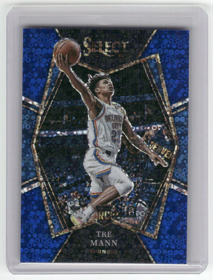 2021-22 TRE MANN Premier Level Blue 18/25 Select OCK #141