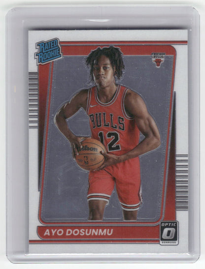 2021-2022 AYO DOSUNMU Rated Rookie Optic Bulls #171