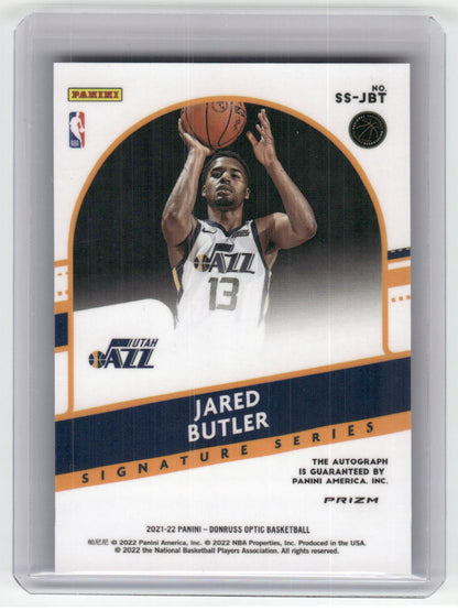 2021-2022 JARED BUTLER Rookie Signature Series Jazz SS-JBT