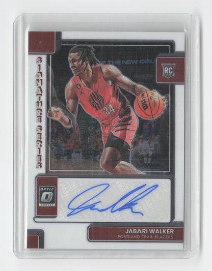 2023-24 JABARI WALKER Signature Series RC Optic Blazers #SS-JBW
