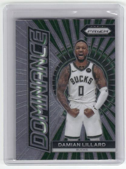 2023-24 DAMIEN LILLARD Dominance Prizm Buck #4
