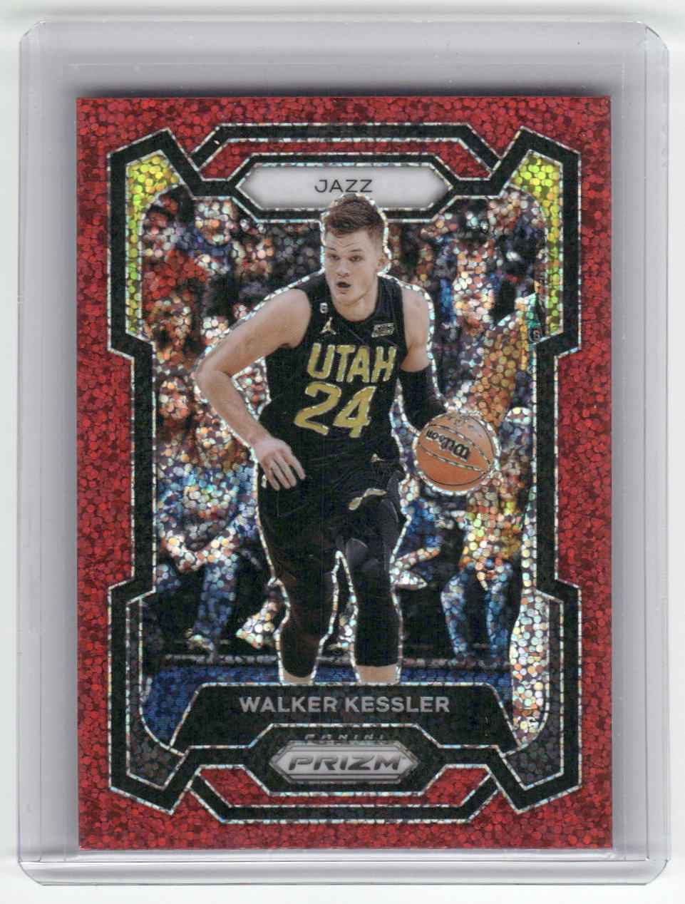 2023-24 WALKER KESSLER Red Disco Prizm Jazz #120