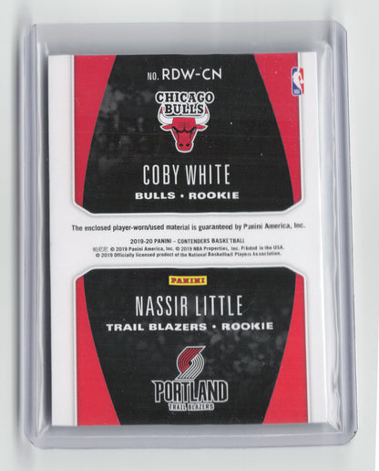 2019-20 COBY WHITE/NASSIR LITTLE Rookie Ticket Contenders #RDW-CN