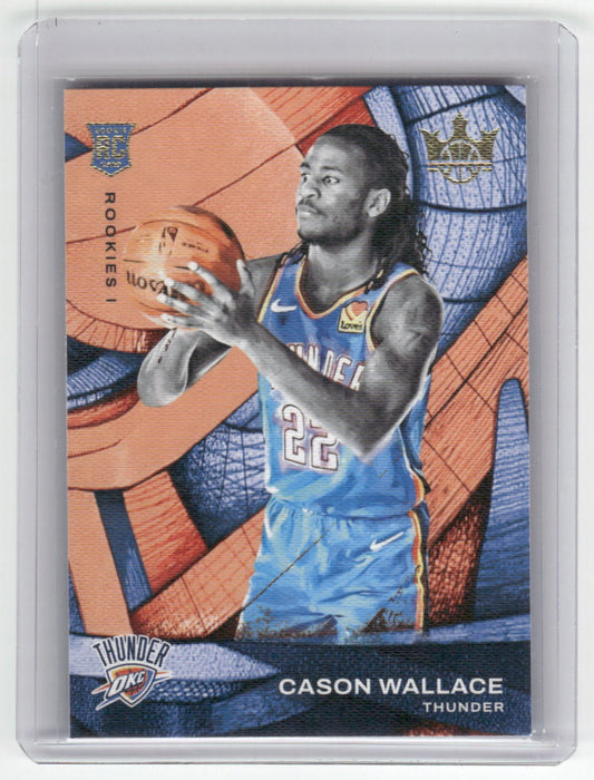 2022-23 CASON WALLACE Level 1 Rookie Court Kings OKC #93