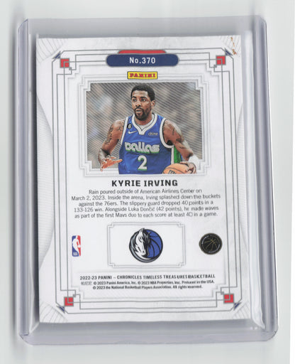 2022-23 KYRIE IRVING Timeless Treasures 033/149 Red Chronicles Mavericks #370