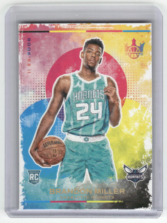 2023-24 BRANDON MILLER Rookies II Court Kings Hornets #113