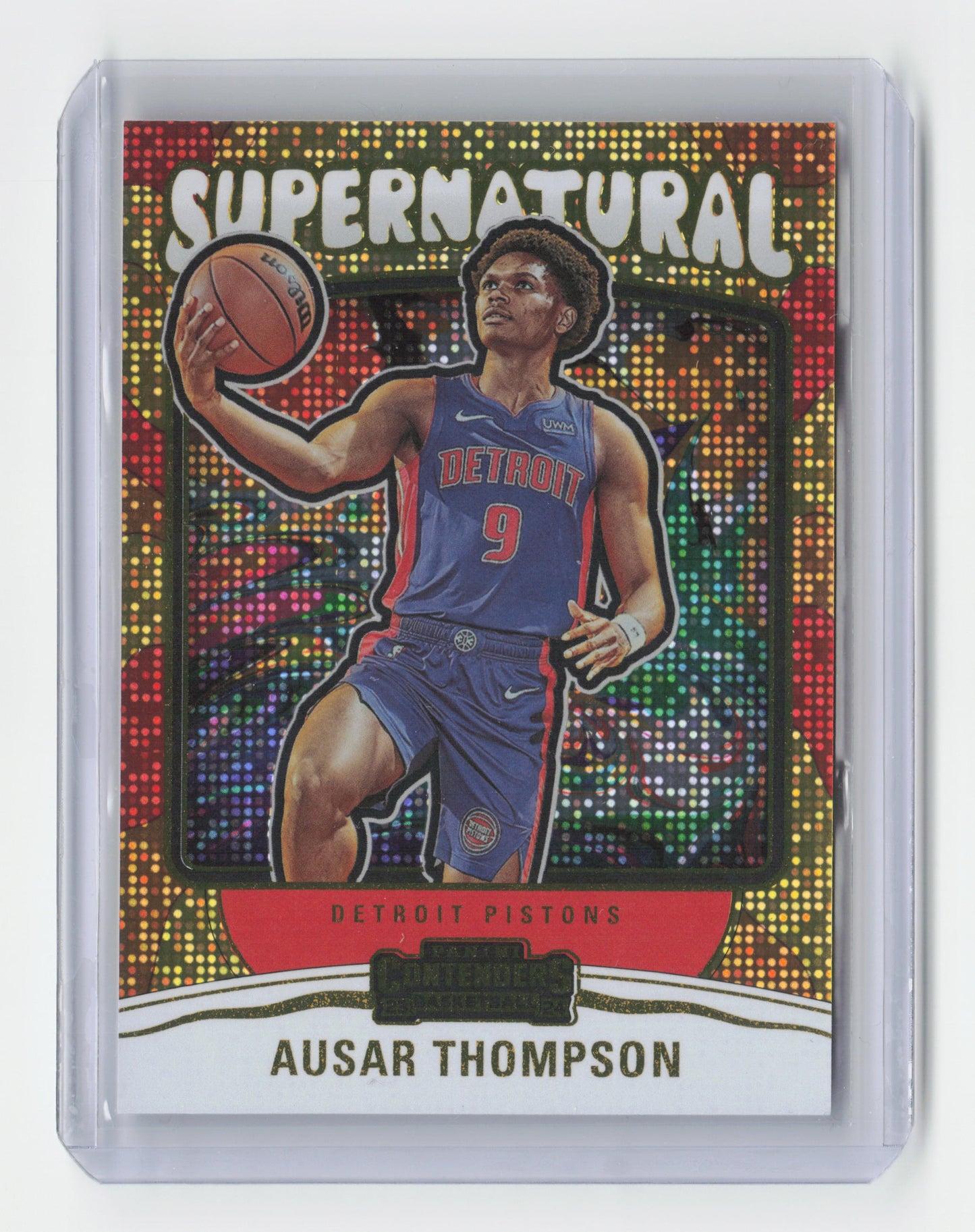 2023-24 AUSAR THOMPSON Supernatural Contenders Pistons #8