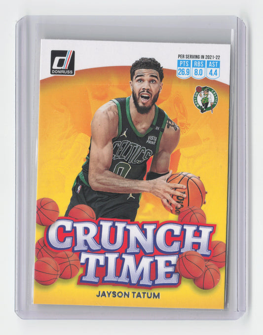 2023-24 JAYSON TATUM Crunch Time Donruss Celtics #8