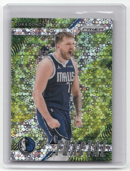 2024-25 LUKA DONCIC Fractal Fast Break Prizm Mavericks #4