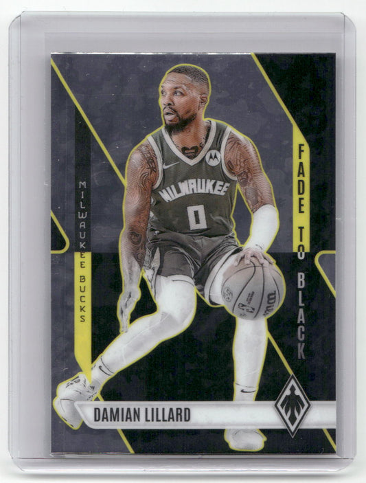 2023-24 DAMIAN LILLARD Fade To Black Phoenix Bucks #25