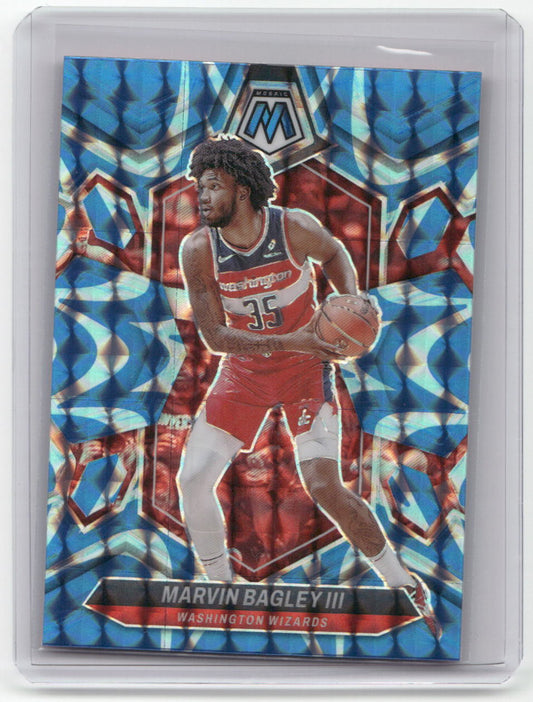 2023-24 MARVIN BAGLEY III Blue Reactive Mosaic Wizards #54