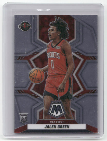 2021-22 JALEN GREEN NBA Debut Rookie Mosaic Rockets #262