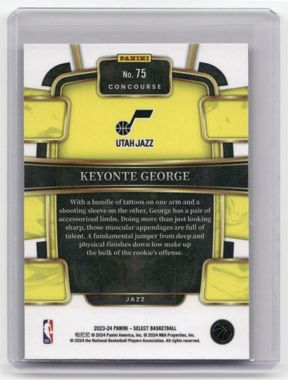 2023-24 KEYONTE GEORGE Rookie Select Jazz #75